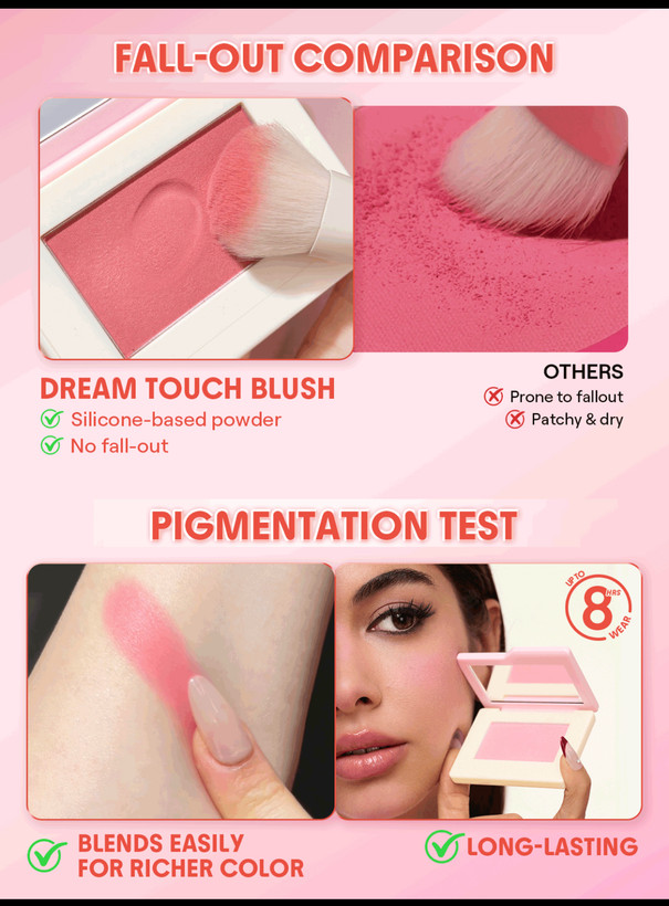 رژگونه شیگلم مدل Dream touch